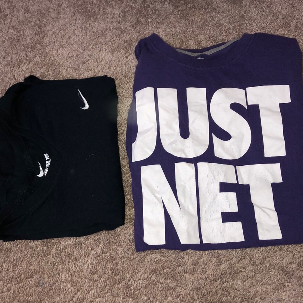 Two Nike shirts